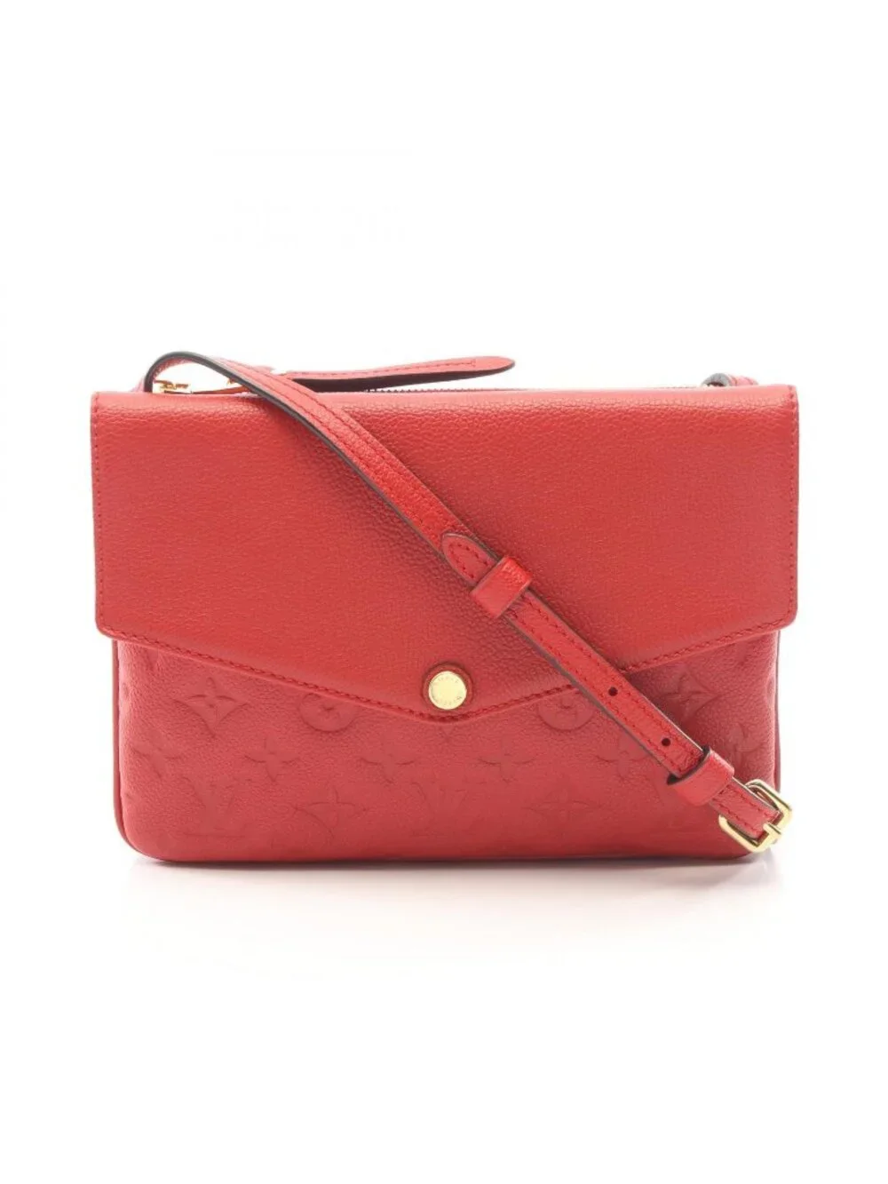 Louis Vuitton Shoulder Bag Monogram Empreinte Cerise Leather
